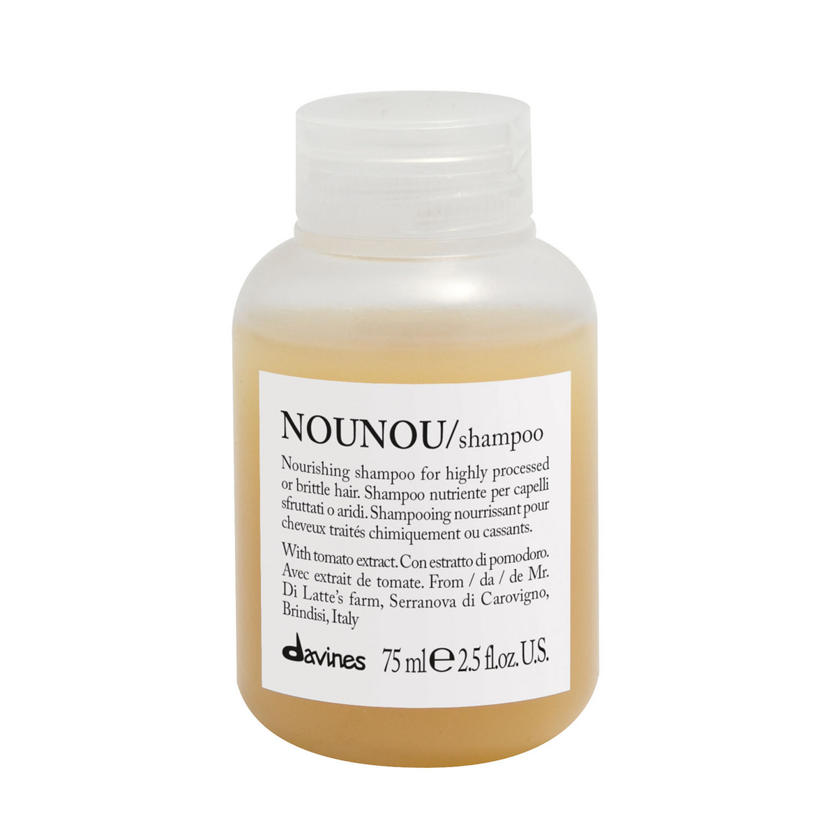 DAVINES ESSENTIAL HAIRCARE szampon do włosów NOUNOU Shampoo 75 ml