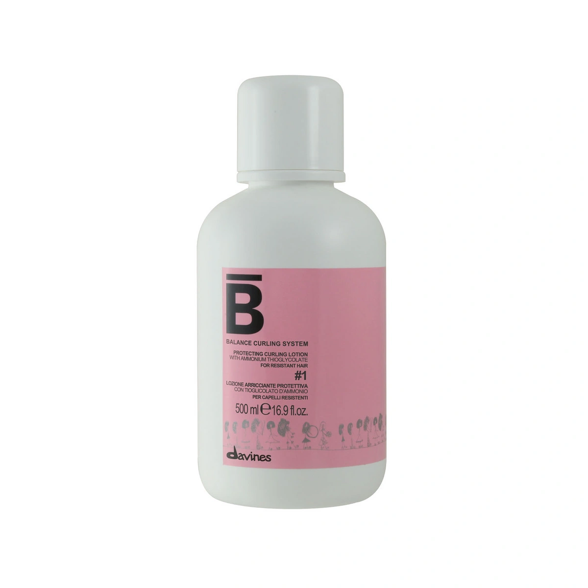 DAVINES BALANCE płyn do włosów Protecting Curling Lotion 1 500 ml