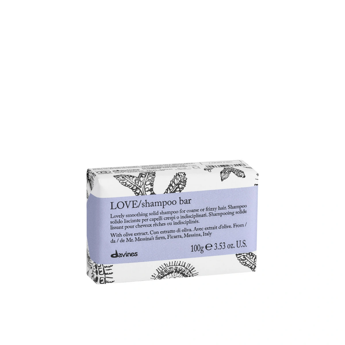 DAVINES ESSENTIAL HAIRCARE szampon do włosów w kostce LOVE Shampoo 100 g