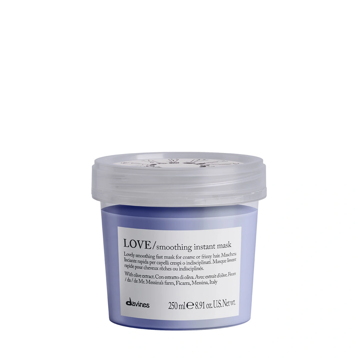 DAVINES ESSENTIAL HAIRCARE maska do włosów LOVE Smoothing Instant Mask 250 ml