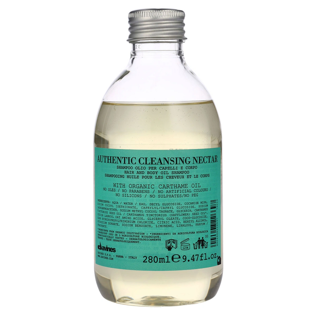 DAVINES AUTHENTIC FORMULAS nektar do włosów i ciała Authentic Cleansing Nectar 280