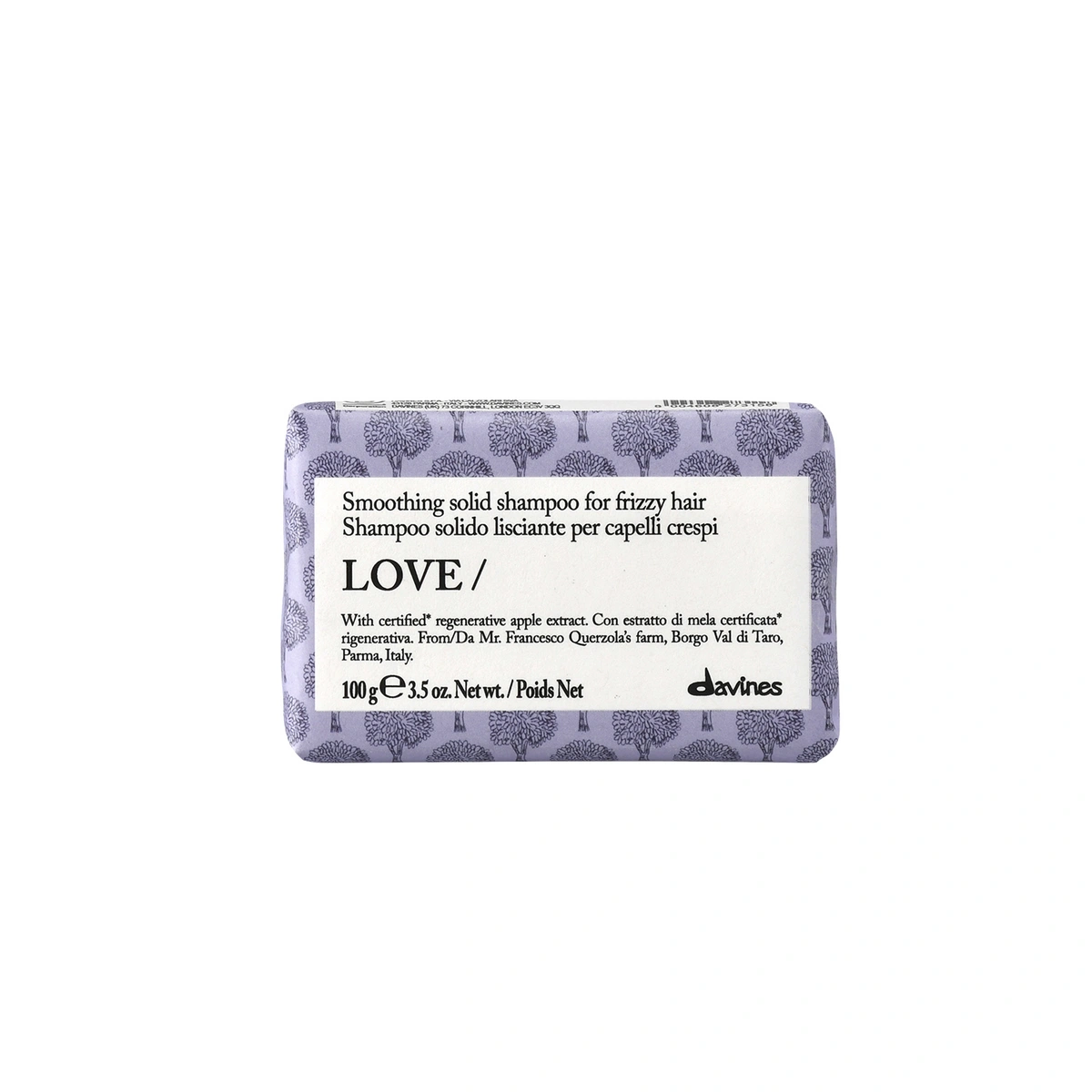 DAVINES NEW ESSENTIAL HAIRCARE szampon do włosów w kostce LOVE Smoothing Shampoo Bar 100 g
